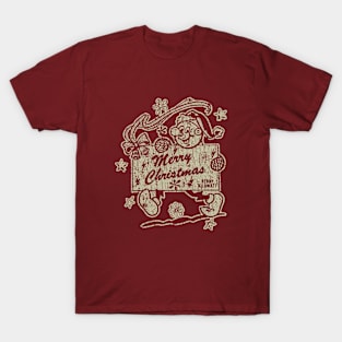 VINTAGE RETRO STYLE - Reddy Kilowatt CHRISTMAS 70s T-Shirt